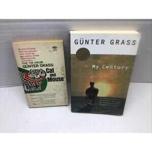 Gunter Grass 2 Book Lot Cat And Mouse My Century 1st Printing PB
